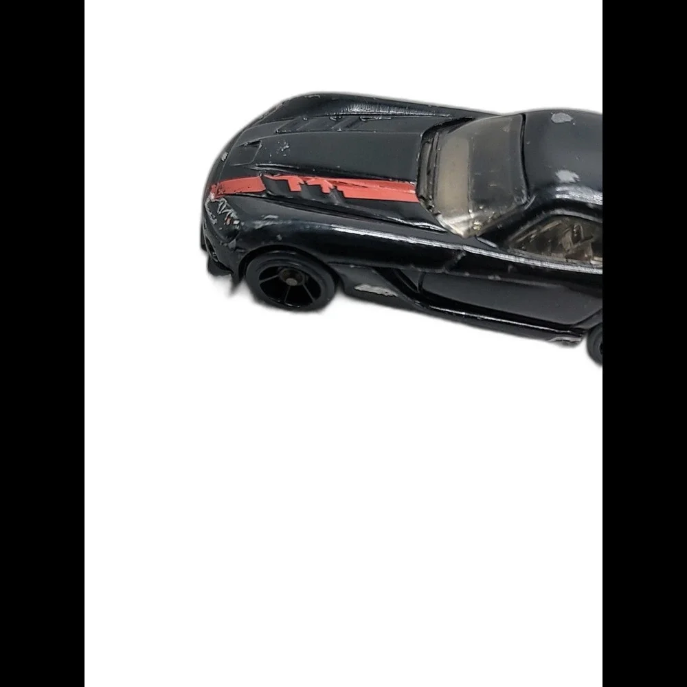 2009 HOT WHEELS DODGE CHRYSLER VIPER SRT10 ACR DIECAST CAR  BLACK RED 1:64